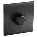 مفتاح دايمر لمبة 1000 واط لون اسود بيانو بلاتيني