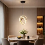 ⁦علاقي مودرن اسود لون الانارة 3 اضاءات 20 واط⁩ - الصورة ⁦6⁩