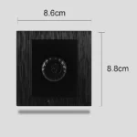 ⁦مفتاح دايمر لمبة 1000 واط لون اسود حجري توفل⁩ - الصورة ⁦3⁩