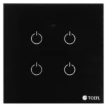 ⁦مفتاح ذكي رباعي تحكم عن بعد Wifi سهل الاستخدام يعمل باللمس تحكم بالجوال متوافق مع اليكسا وجوجل هوم توفل⁩ - الصورة ⁦7⁩