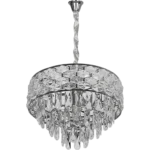 ⁦علاقي مودرن فضي E14*5⁩ - الصورة ⁦2⁩