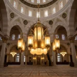 نجف مساجد لفظ الجلالة E27*20L مقاس قطر 100 سم - (هذا المنتج متاح داخل مدينة جدة فقط)