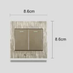 ⁦مفتاح ثنائي لون ذهبي ملكي توفل⁩ - الصورة ⁦4⁩