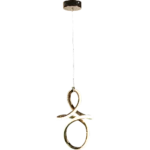 ⁦علاقي مودرن ذهبي لون الانارة 3 اضاءات W18⁩ - الصورة ⁦3⁩