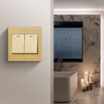 ⁦مفتاح ثنائي لون ذهبي هادئ توفل⁩ - الصورة ⁦4⁩