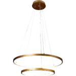 ⁦نجف مودرن ذهبي لون الانارة اصفر400*600 42 واط⁩ - الصورة ⁦3⁩