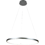 ⁦نجف مودرن فضي لون الانارة اصفر 20 واط مقاس 60 سم⁩ - الصورة ⁦3⁩