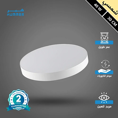 0MkXqFsYKmqGGpDjfVpMnYzOdxr-500x500 لطش ظاهر لون الانارة شسمي كريمي 40 واط 30 سم - الصورة 1