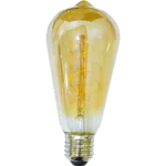 ⁦لمبات نجف ديكوريه شكل كمثرى حلزوني 4 واط مع لمسة اضاءة ديكور لون الاضاءة اصفر شمسي يمكن استخدامها في لمبات النجف والثريات E27⁩ - الصورة ⁦3⁩