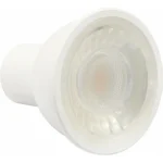 ⁦لمبة GU10 سبوت لايت بخاصية الدايمر تحكم بسطوع الاضاءة عبر مفتاح الحائط الدايمر لون الاضاءة اصفر 7 واط توفل⁩ - الصورة ⁦4⁩