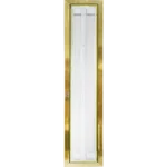 ⁦قاعدة ذهبي لون الانارة 3 اضاءات مقاس 60 سم⁩ - الصورة ⁦2⁩