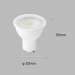 ⁦لمبة سبوت لايت استارتر GU10 لون الانارة أصفر 5 واط توفل⁩ - الصورة ⁦3⁩