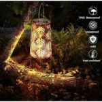 ⁦فانوس إضاءة زينة يعمل بالطاقة الشمسية للحدائق والتخييم⁩ - الصورة ⁦3⁩