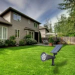 ⁦كشاف حديقة غرس إنارة لون الاضاءة اصفر تعمل على الطاقة الشمسية بحساس ضوء متحرك 7 عيون 2 واط⁩ - الصورة ⁦6⁩