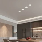 ⁦كشاف دفن بنل لون الانارة شمسي كريمي دفن 20 سم 24 واط⁩ - الصورة ⁦3⁩