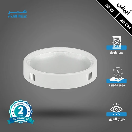AJouy4av1SLwM9piqhxmrkEL8pq-500x500 كشاف لطش ليد بنل لون الانارة ابيض 20 سم 30 واط - الصورة 1