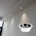 ⁦كشاف سبوت لايت مانع للتوهج المطور 4CCT ابيض لون الانارة قابلة للتغيير ( 3K,4K,6.5K ,3CO ) 10 سم 12 واط ضمان 3 سنوات⁩ - الصورة ⁦2⁩