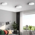 ⁦كشاف لطش ليد بنل لون الانارة 3 اضاءات متغيرة ( كريمي + اصفر + ابيض ) 20 سم 18 واط⁩ - الصورة ⁦7⁩