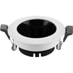 ⁦فريم سبوت لايت اسود + ابيض جرم متحرك مانع للتوهج 7 سم خامة قوية مع سعر مميز.⁩ - الصورة ⁦2⁩