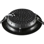 ⁦كشاف سبوت لايت اسود لون الانارة 3 اضاءات متغيرة ( كريمي + اصفر + ابيض ) 14 سم 15 واط⁩ - الصورة ⁦3⁩