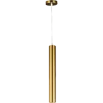 ⁦علاقي سلندر ذهبي زيتي مودرن 50 سم - لمبة GU10 - ارتفاع 2M⁩ - الصورة ⁦2⁩