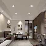 ⁦كشاف دفن بنل لون شمسي كريمي 7 سم 5 واط⁩ - الصورة ⁦4⁩