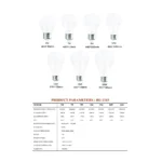 ⁦لمبة كوع كروية 12 واط الموفرة في استهلاك الكهرباء مع إضاءة صفراء تملأ بيتك باضاءة مشرقة وجميلة⁩ - الصورة ⁦6⁩