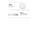 ⁦كشاف لطش ليد بنل اسود لون الانارة شمسي كريمي 30 سم 30 واط⁩ - الصورة ⁦4⁩