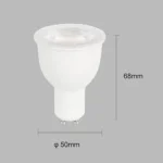 ⁦لمبة GU10 لون الانارة 3اضاءات 9 واط⁩ - الصورة ⁦7⁩