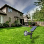 ⁦كشاف حديقة غرس إنارة ملون تعمل بالطاقة الشمسية مع حساس ضوء يعمل تلقائي مع الغروب حتى الشروق مع قاعدة متحرك 7 عدسات بقوة 2 واط⁩ - الصورة ⁦5⁩