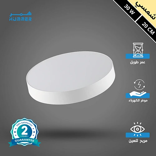 O745rNA6ARN01F7mPvPdlUFFc4d-500x500 لطش ظاهر لون الانارة شمسي كريمي 30 واط 20 سم - الصورة 1