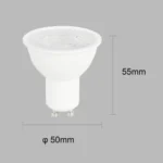 ⁦لمبة سبوت لايت GU10 لون الانارة ابيض 7 واط⁩ - الصورة ⁦4⁩