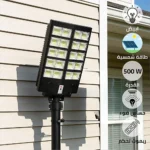 كشاف شوارع اسود لون الانارة ابيض طاقة شمسية 500 واط