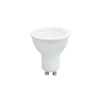 ⁦لمبة GU10 سبوت لايت بخاصية الدايمر تحكم بسطوع الاضاءة عبر مفتاح الحائط الدايمر لون الاضاءة اصفر 7 واط توفل⁩ - الصورة ⁦6⁩