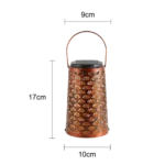 ⁦إضاءة زينة للحدائق بالطاقة الشمسية : فانوس نحاسي ساحر وموفر⁩ - الصورة ⁦8⁩