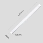 ⁦قاعدة لون الانارة شمسي كريمي مغطى مثلج 20 شمعة 60 سم 30 واط⁩ - الصورة ⁦2⁩