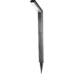 ⁦كشاف حديقة طاقة شمسية اسود لون الانارة اصفر مقاس 85 سم⁩ - الصورة ⁦7⁩