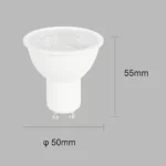 ⁦لمبة GU10 لون الانارة احمر 7 واط⁩ - الصورة ⁦2⁩