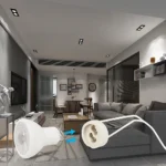 قاعدة توصيلة كهرباء مباشر لمبة GU10