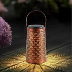 ⁦إضاءة زينة للحدائق بالطاقة الشمسية : فانوس نحاسي ساحر وموفر⁩ - الصورة ⁦12⁩