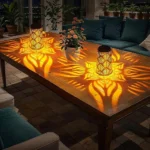 فانوس إضاءة زينة يعمل بالطاقة الشمسية للحدائق والتخييم