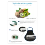 ⁦كرتون لمبة قلم T8 ليد 30 حبة لون الانارة اصفر 1.20 متر 40 واط⁩ - الصورة ⁦2⁩