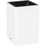 ⁦جرم سلندر ابيض مع اسود مربع مانع للتوهج مقاس mm 98*140 لمبة GU10⁩ - الصورة ⁦3⁩