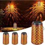 إضاءة زينة للحدائق بالطاقة الشمسية : فانوس نحاسي ساحر وموفر