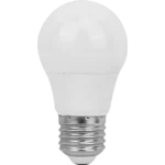 ⁦مصباح كوع كروية 5 واط الموفرة في استهلاك الكهرباء مع إضاءة لون شمسي كريمي هادئة ومريحة للعين⁩ - الصورة ⁦4⁩