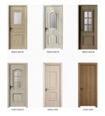 ⁦باب WPC مقاوم للماء والرطوبة بأناقة وجودة عالية(الاسعار للكميات)⁩ - الصورة ⁦2⁩