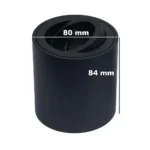 ⁦جرم سلندر اسود اسطواني مانع للتوهج متحرك قاعدة لمبة GU10 / قطر 80*85 ملم⁩ - الصورة ⁦5⁩