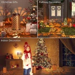 ⁦إضاءة زينة للحدائق بالطاقة الشمسية : فانوس نحاسي ساحر وموفر⁩ - الصورة ⁦10⁩