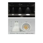 ⁦لمبة سبوت لايت GU10 لون الانارة شمسي كريمي 7 واط مصنوعة واضاءة مريحة⁩ - الصورة ⁦2⁩