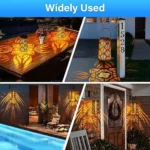 ⁦فانوس إضاءة زينة يعمل بالطاقة الشمسية للحدائق والتخييم⁩ - الصورة ⁦9⁩